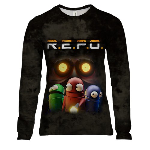 Женский 3D лонгслив R.E.P.O.
