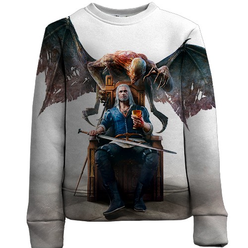 Детский 3D свитшот The Witcher 3 Blood and Wine