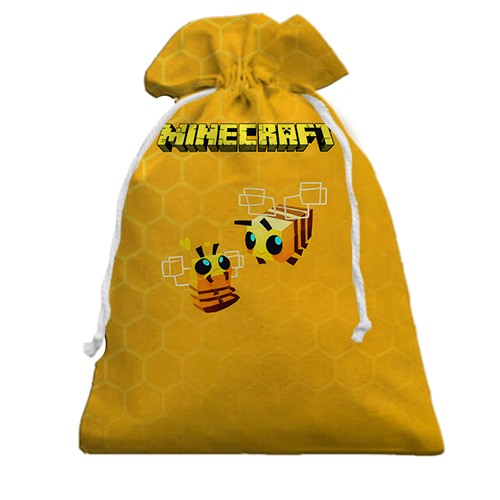 3D Подарунковий мішечок Minecraft бджоли