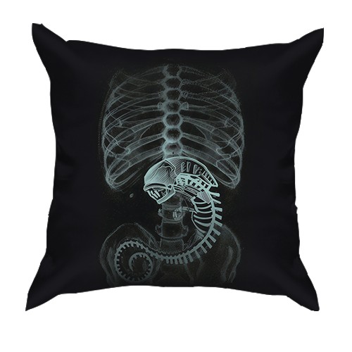 3D подушка Чужой на рентгене