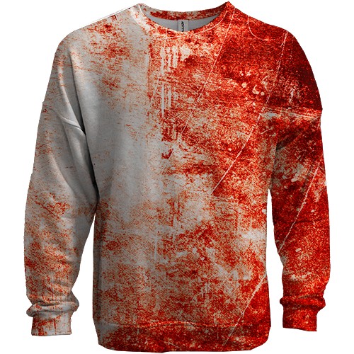 3D свитшот Пятна крови