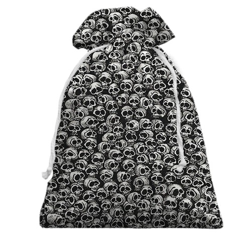 3D Подарунковий мішечок Черепа, патерн