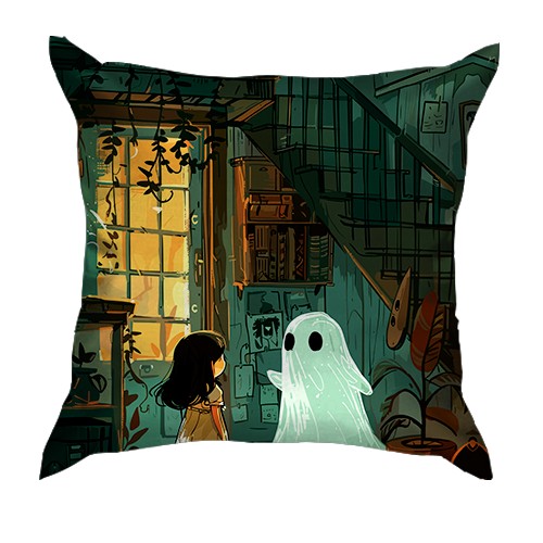 3D подушка Дом с привидением, Хэллоуин