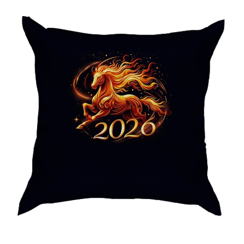 3D подушка с лошадью 2026