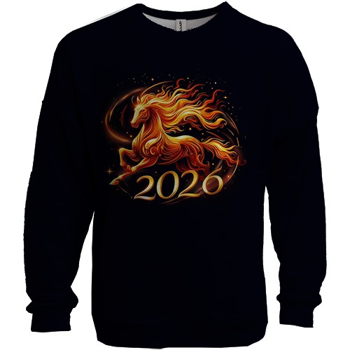 3D свитшот с лошадью 2026