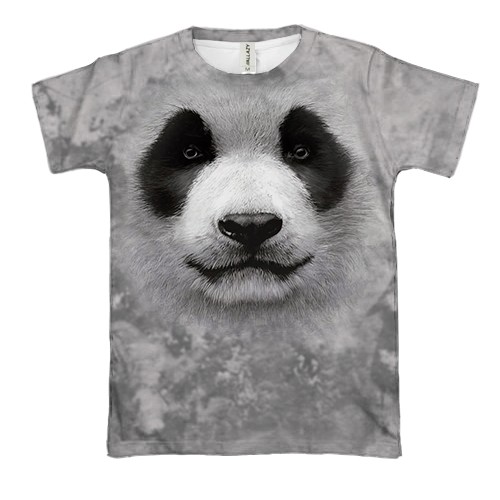 3D футболка с пандой