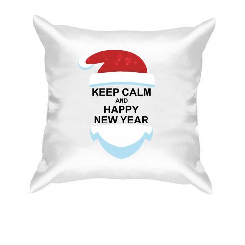 Подушка Keep calm and Happy New Year
