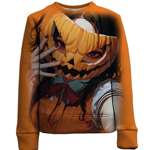 Детский 3D свитшот Аниме девушка, Хэллоуин