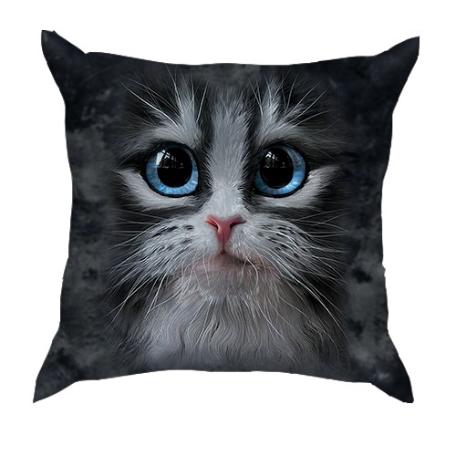 3D подушка Котяча мордочка