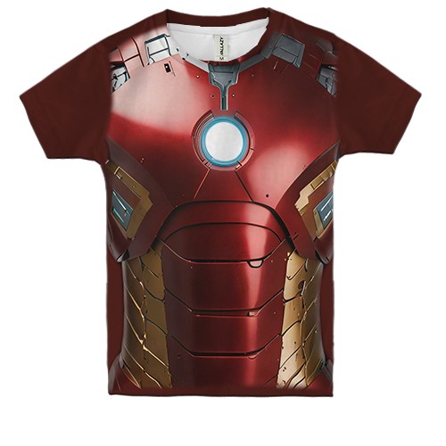 Детская 3D футболка Костюм Железного Человека