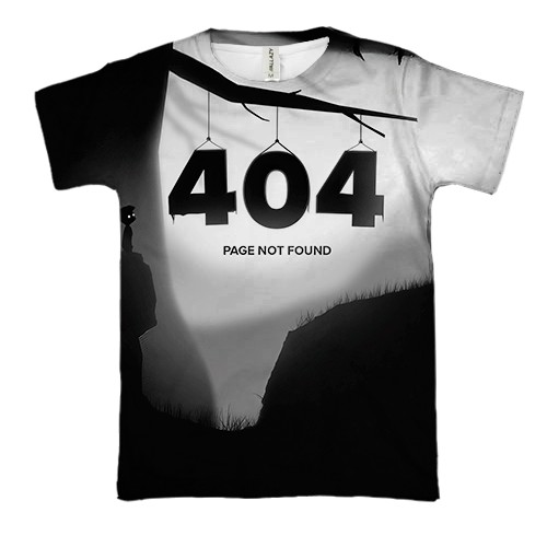 3D футболка Limbo - 404 not found