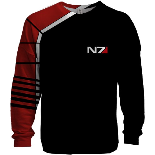 3D свитшот Mass Effect, N7 logo