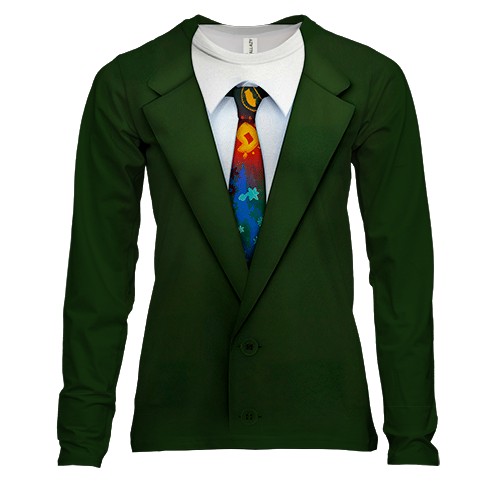 Женский 3D лонгслив Costume Disco Elysium