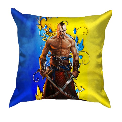 3D подушка Казак с мечами 3D подушка Казак с мечами