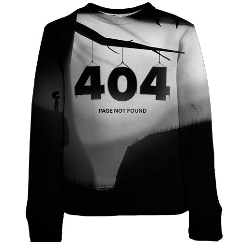 Детский 3D свитшот Limbo - 404 not found