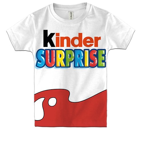 Детская 3D футболка "Kinder Surprise"