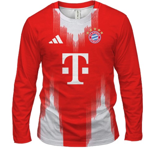 Чоловічий 3D лонгслів ФК «Баварія» 25/26