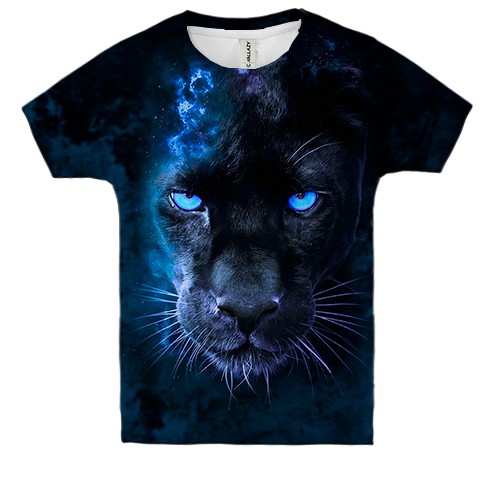 Детская 3D футболка с пантерой