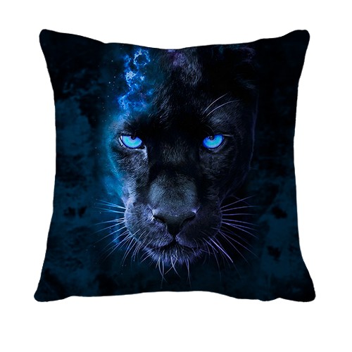 3D подушка з пантерою