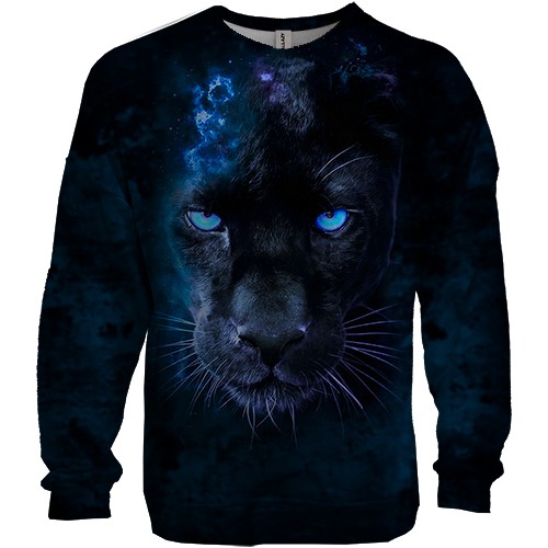 3D світшот з пантерою