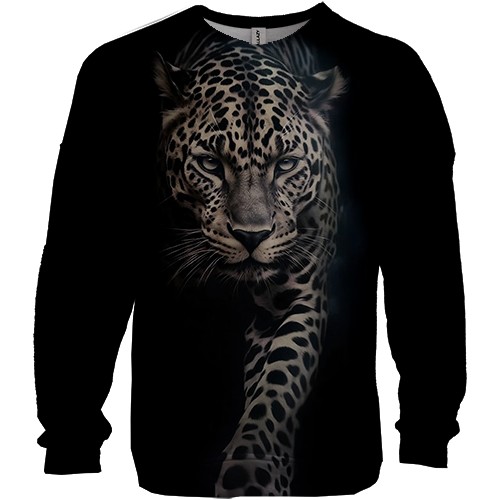 3D світшот з білим тигром (3)