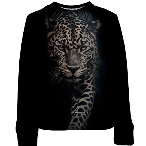 Дитячий 3D світшот з білим тигром (3)