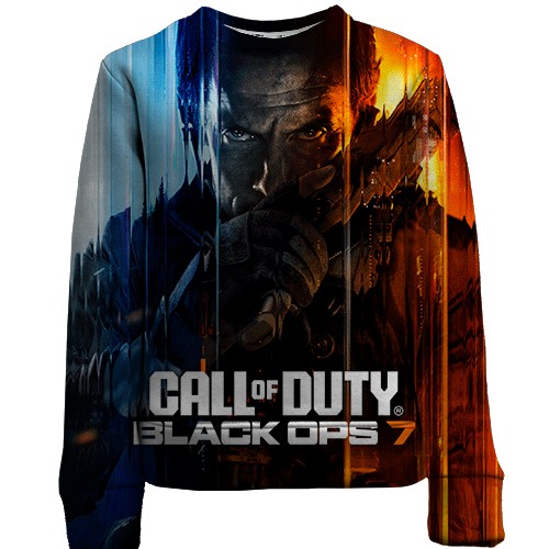 Детский 3D свитшот CoD, Black Ops 7