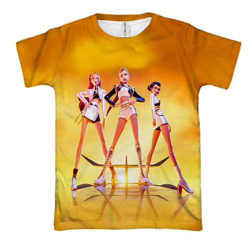 3D футболка K-pop demon hunters Y