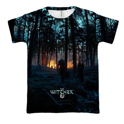 3D футболка Witcher IV - Dark Forest