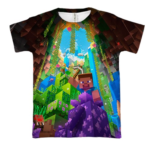 3D футболка Minecraft Bedrock Edition