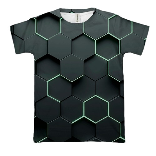 3D футболка Honeycomb Hexagons