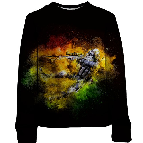 Детский 3D свитшот CS2, CT x Dragon Lore
