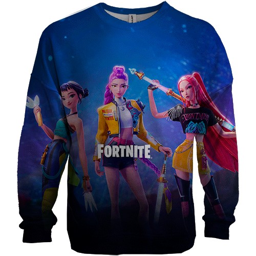 3D свитшот Fortnite - KPop Demon Hunters
