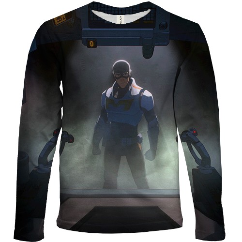 Детский 3D лонгслив Dispatch - Mecha Man