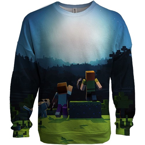 3D свитшот Minecraft Anniversary