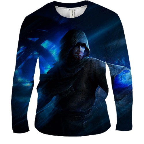 Чоловічий 3D лонгслів PoE - Secrets of the Atlas