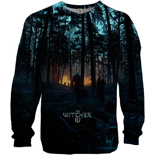 3D свитшот Witcher IV - Dark Forest