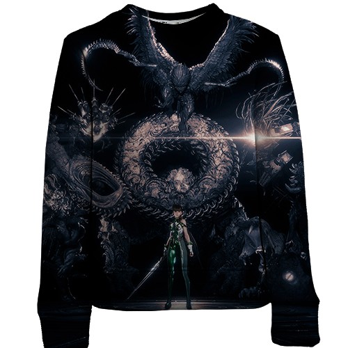 Детский 3D свитшот EVE (Stellar Blade) Dark