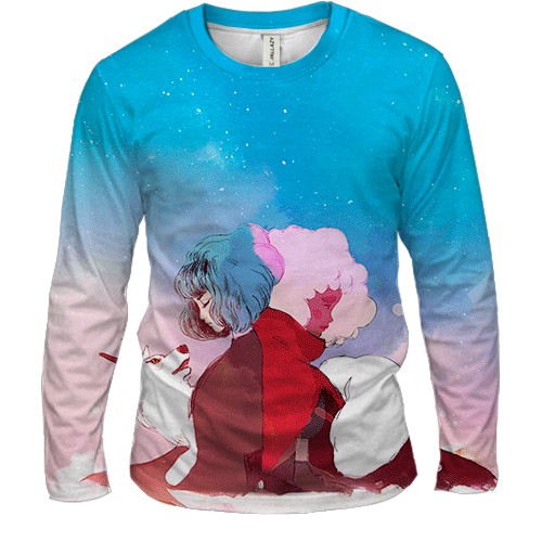 Чоловічий 3D лонгслів GRIS x Neva