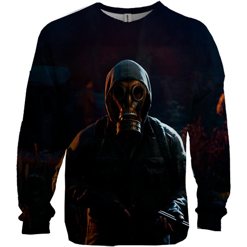 3D свитшот STALKER в противогазе