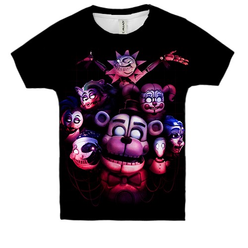 Детская 3D футболка Five Nights at Freddy
