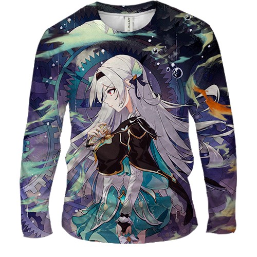 Мужской 3D лонгслив Firefly - Honkai Star Rail
