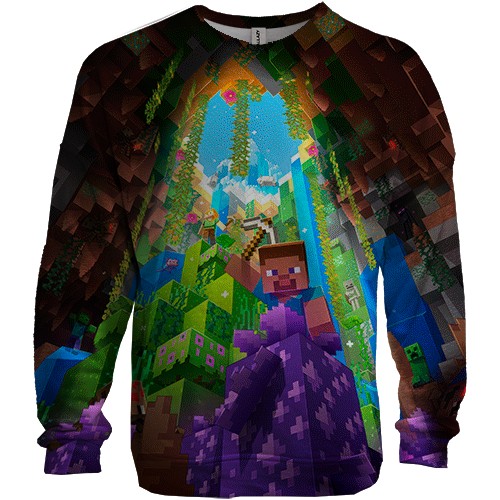 3D світшот Minecraft Bedrock Edition