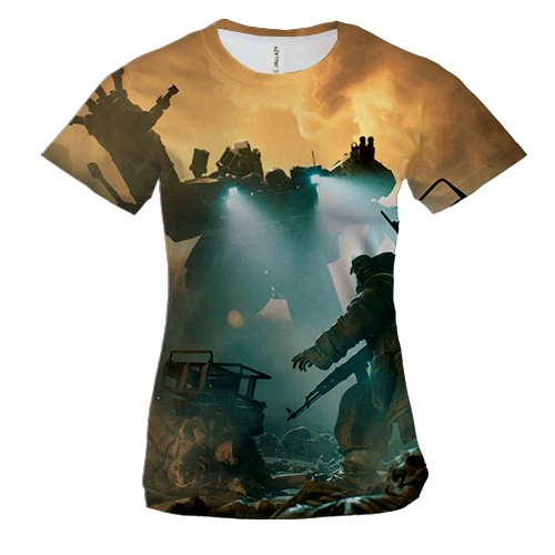 Женская 3D футболка The Forever Winter