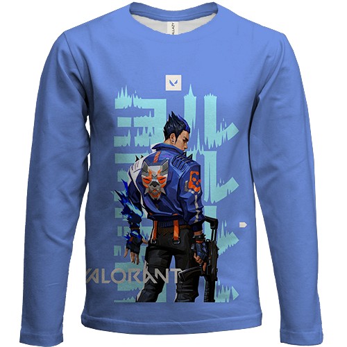 Дитячий 3D лонгслів Yoru - Valorant