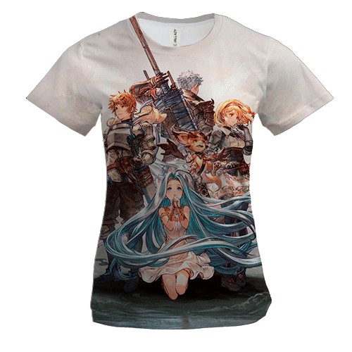 Жіноча 3D футболка Granblue Fantasy Relink