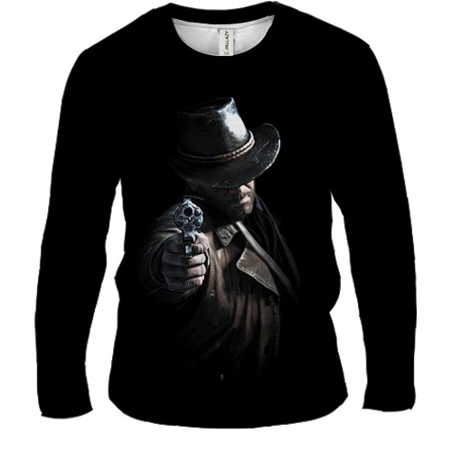 Мужской 3D лонгслив Arthur Morgan -  RDR2