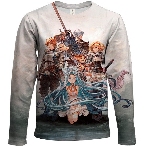 Дитячий 3D лонгслів Granblue Fantasy Relink