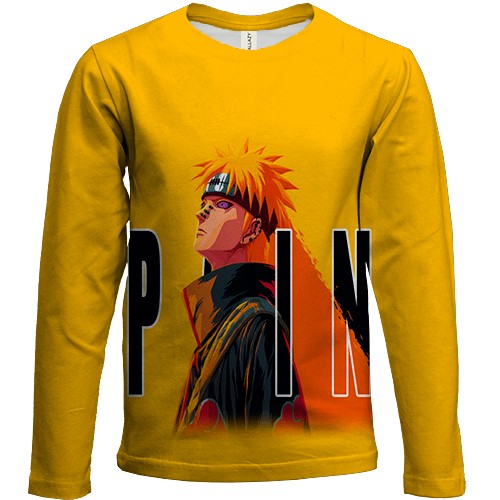 Дитячий 3D лонгслів PAIN - Naruto
