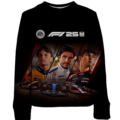 Детский 3D свитшот F1 25 Cover Art